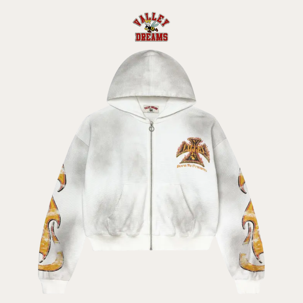 VALE FOREVER REBORN WAFFLE ZIP UP