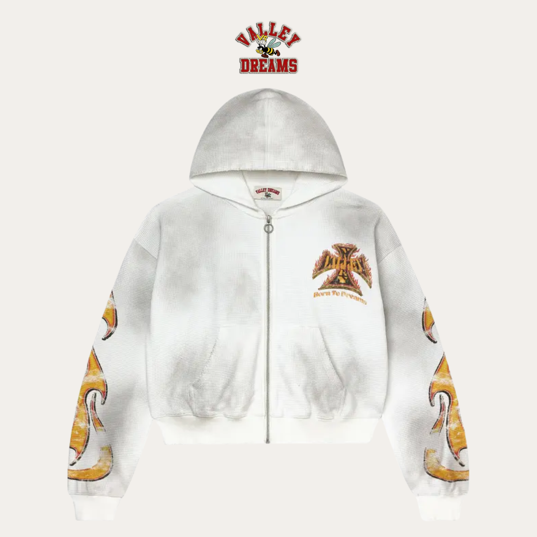 VALE FOREVER REBORN WAFFLE ZIP UP