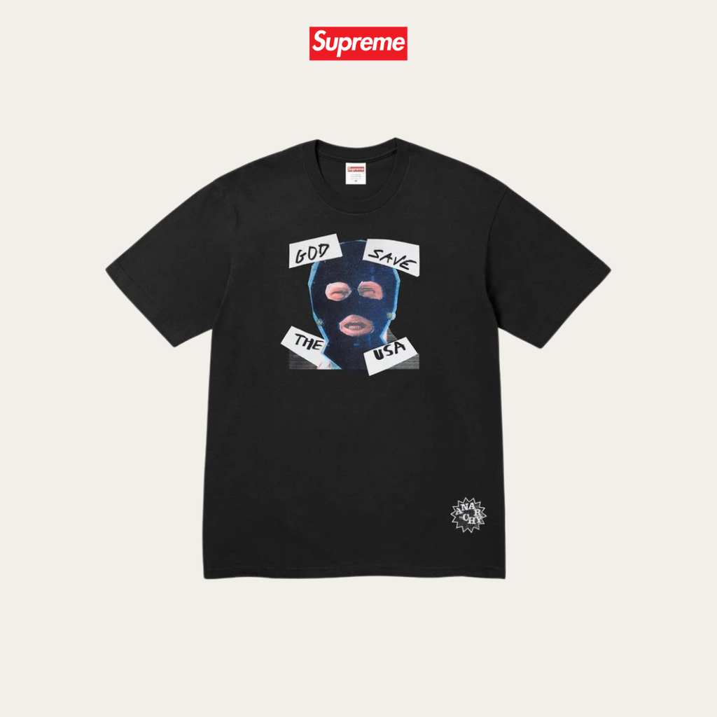 Supreme God Save Us Black Tee