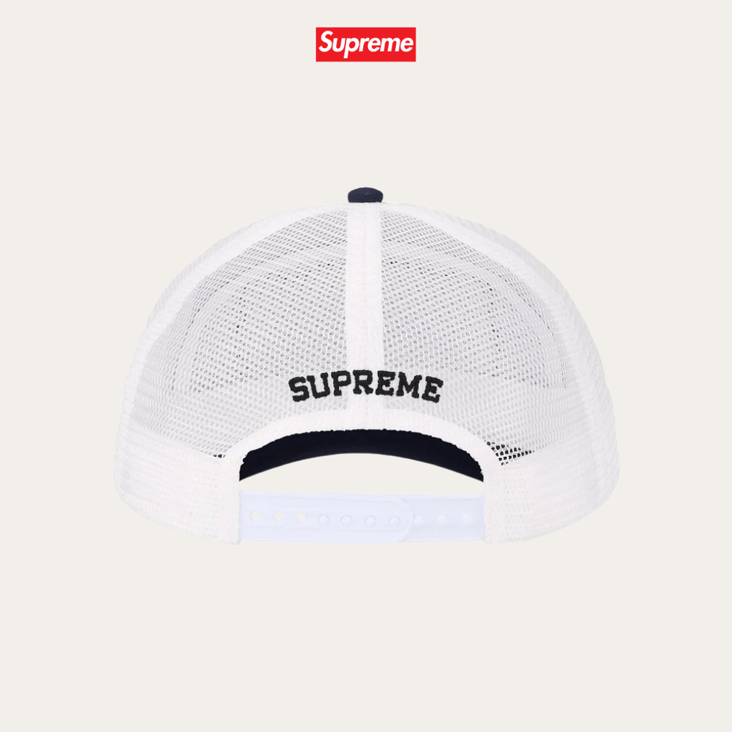 Supreme Western Embroidered Mesh Back 5-Panel Navy