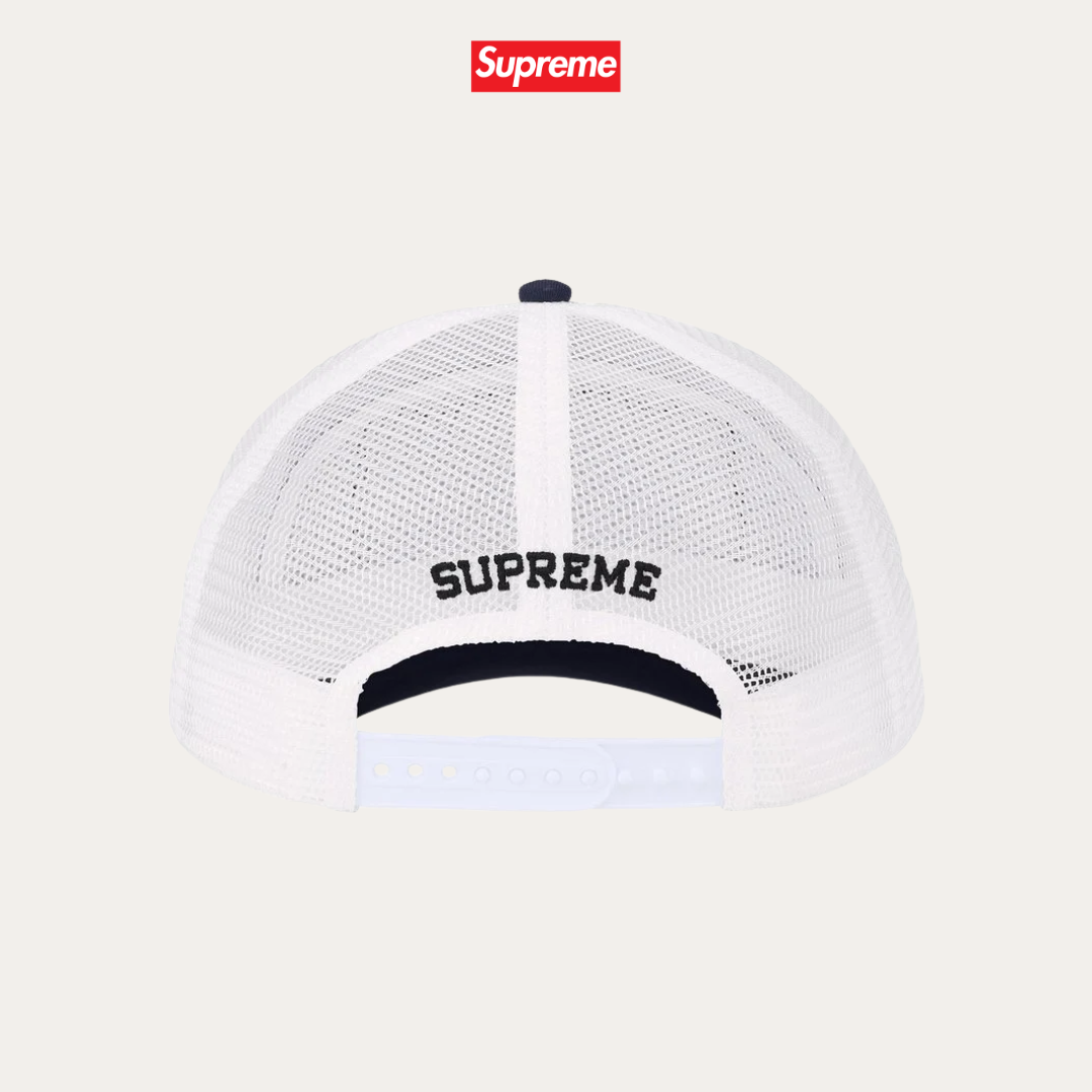 Supreme Western Embroidered Mesh Back 5-Panel Navy