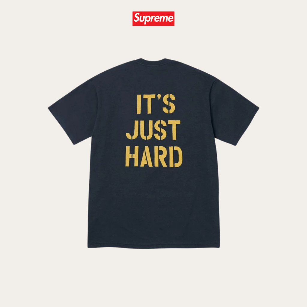 Supreme Hard Navy Tee