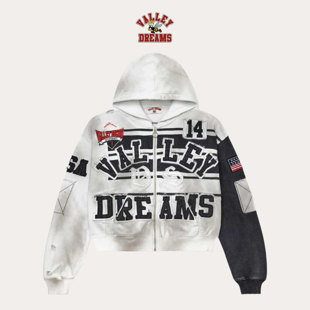 VALE FOREVER OREO ZIP HOODIE