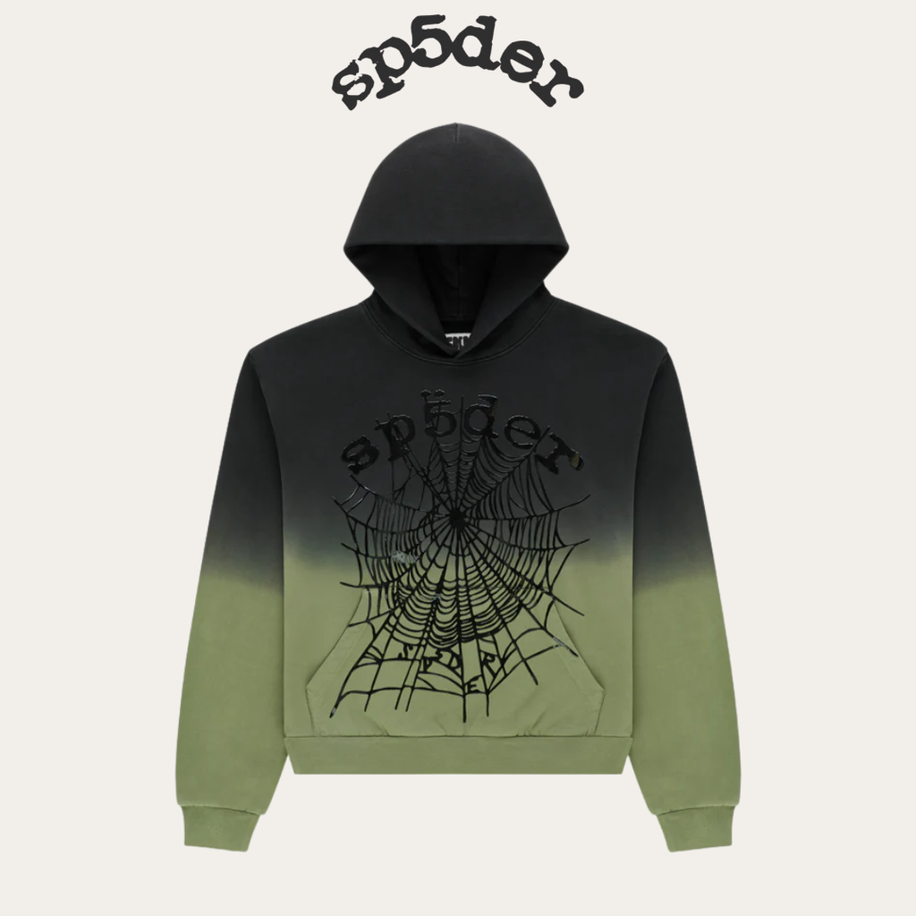 SP5DER OG WEB OMBRE HOODIE