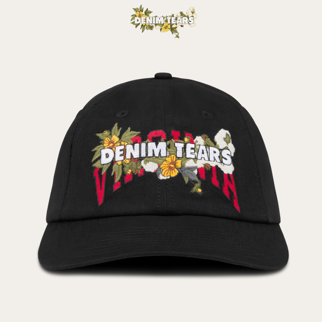 DENIM TEARS VIRGINIA CAP BLACK