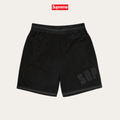 SUPREME ULTRASUEDE MESH SHORT BLACK