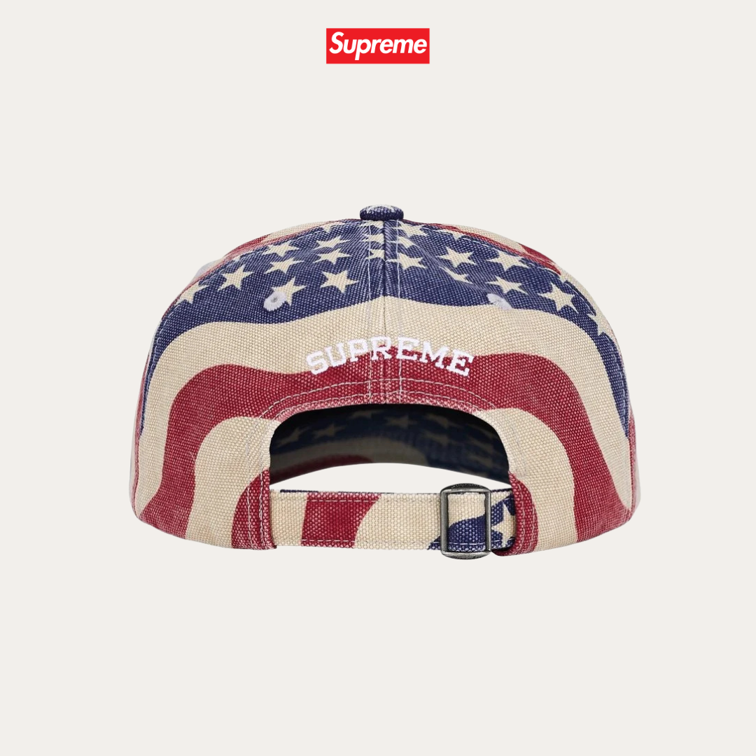 Supreme Pigment Coated S Logo 6-Panel Flag