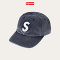 Supreme Pigment Coated S Logo 6-Panel Navy