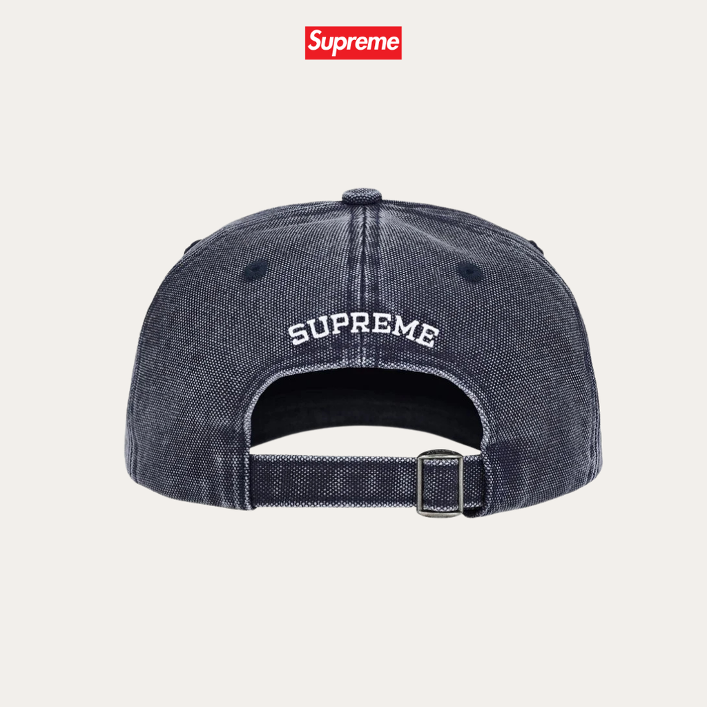 Supreme Pigment Coated S Logo 6-Panel Navy