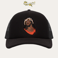 DENIM TEARS CROWN OF COTTON TRUCKER HAT