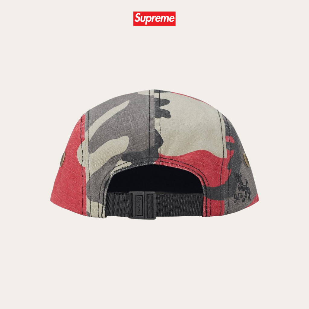 Supreme Military Camp Cap Red Camo