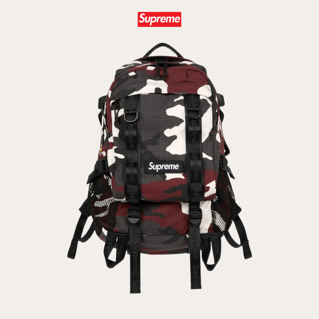 Supreme Backpack SS26 Red Camo