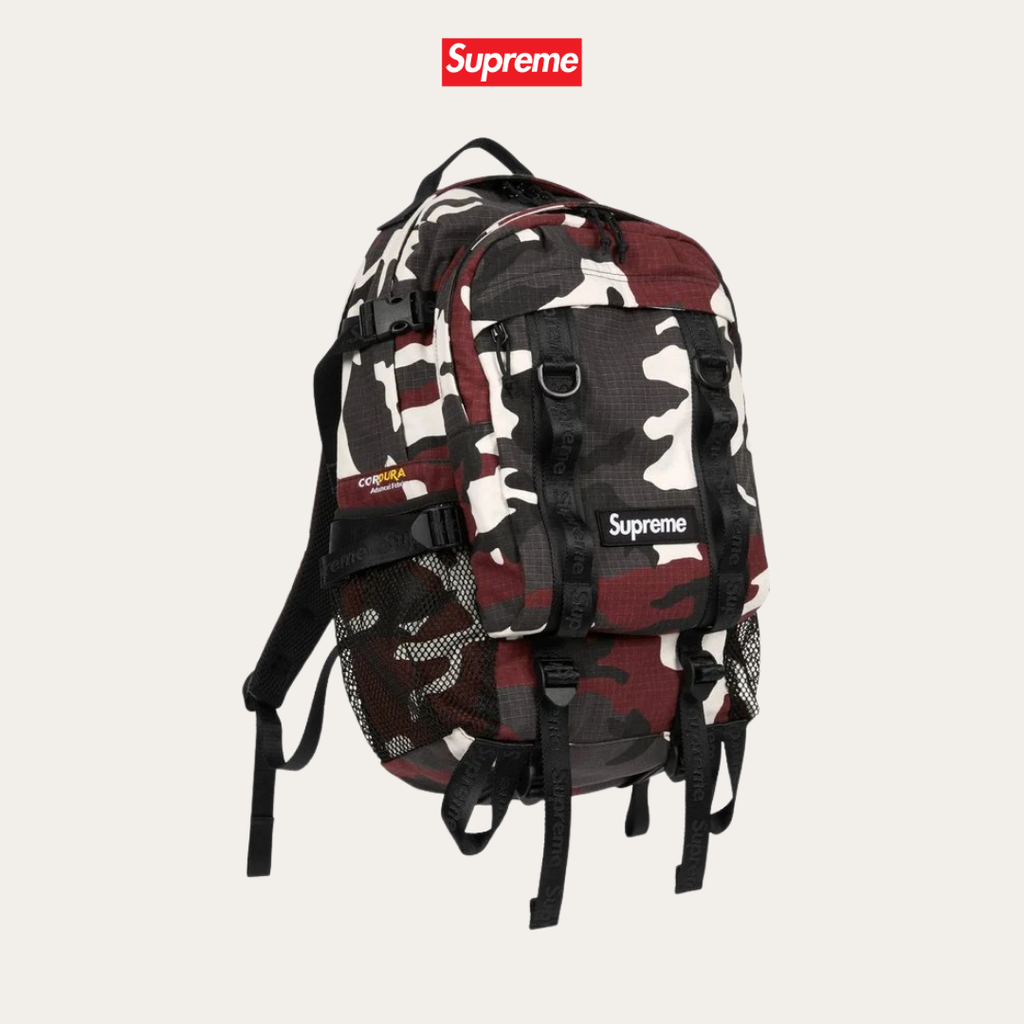 Supreme Backpack SS26 Red Camo