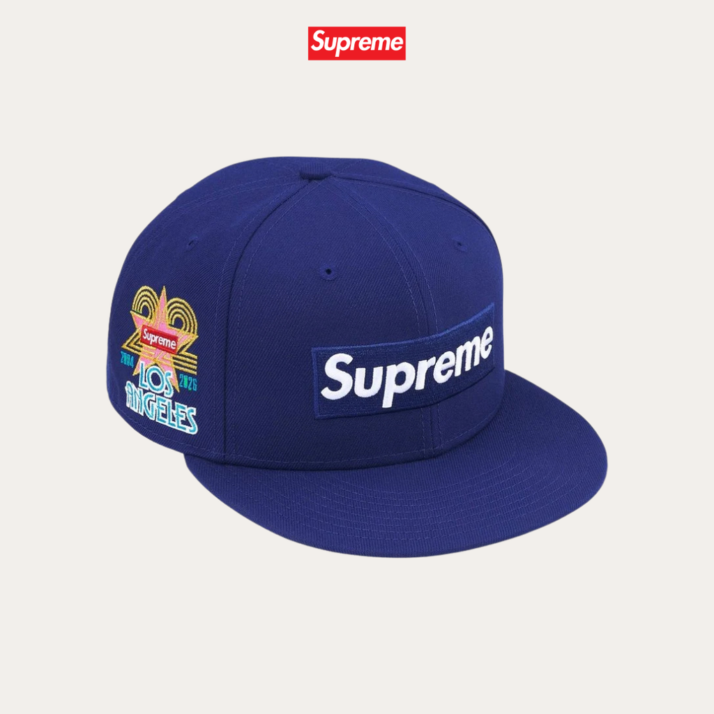 Supreme Shop Box Logo New Era® Navy Los Angeles