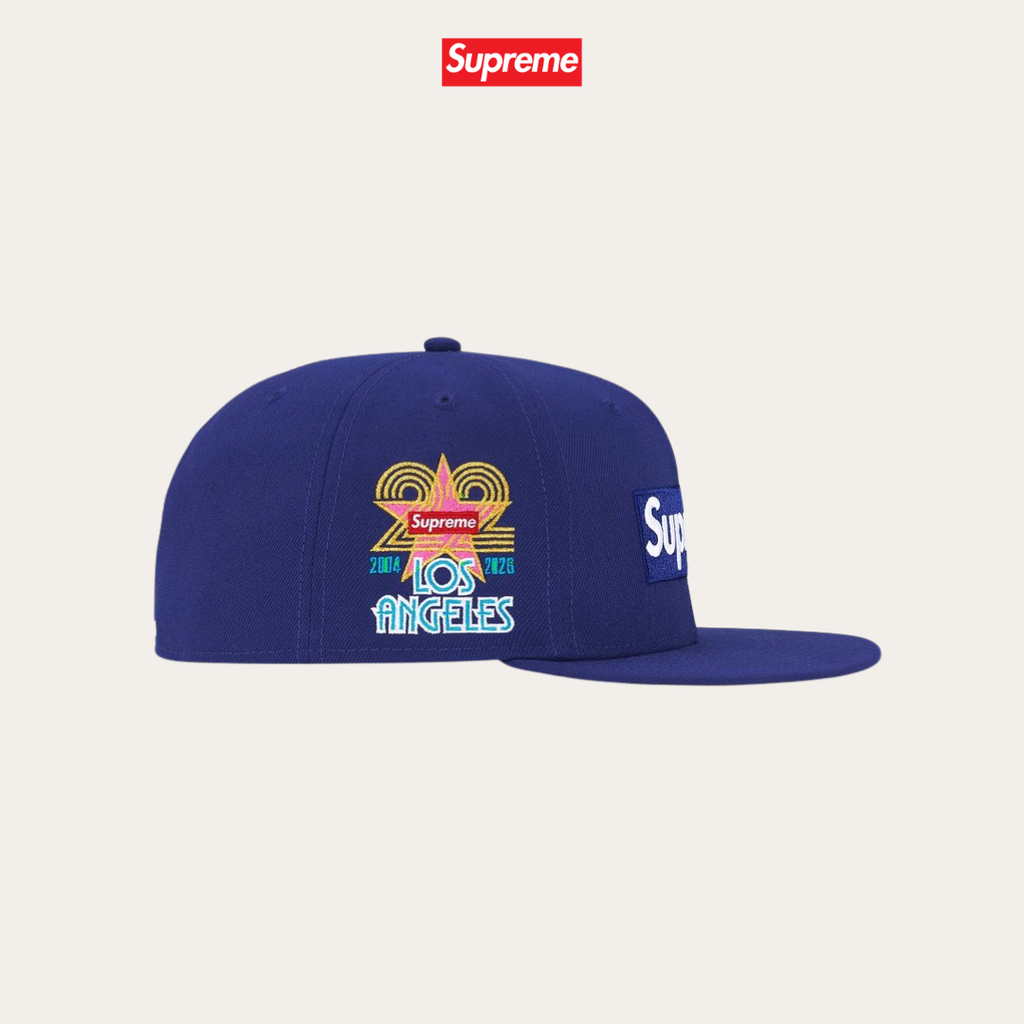 Supreme Shop Box Logo New Era® Navy Los Angeles