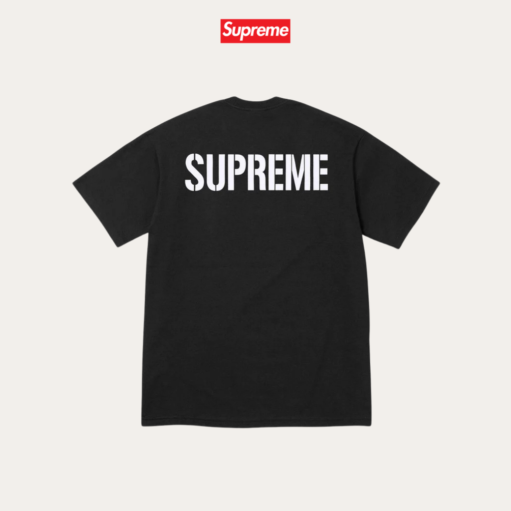 Supreme World Famous Black Tee