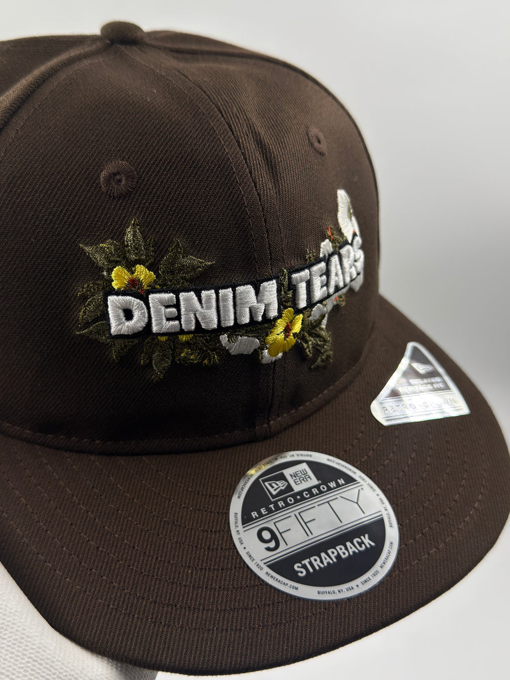 DENIM TEARS NEW ERA LOGO CAP