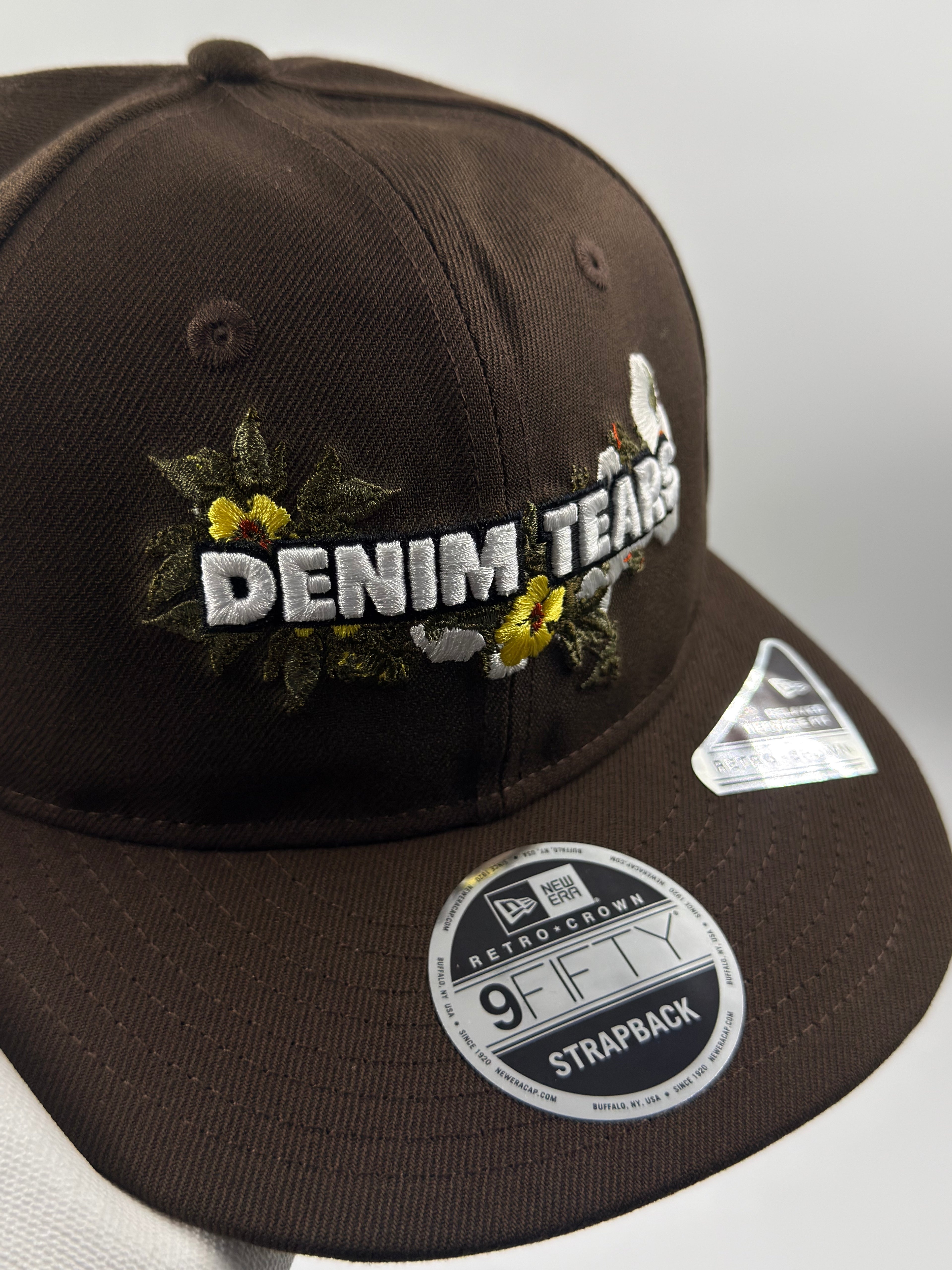 DENIM TEARS NEW ERA LOGO CAP