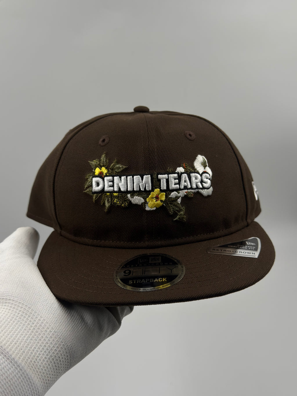 DENIM TEARS NEW ERA LOGO CAP