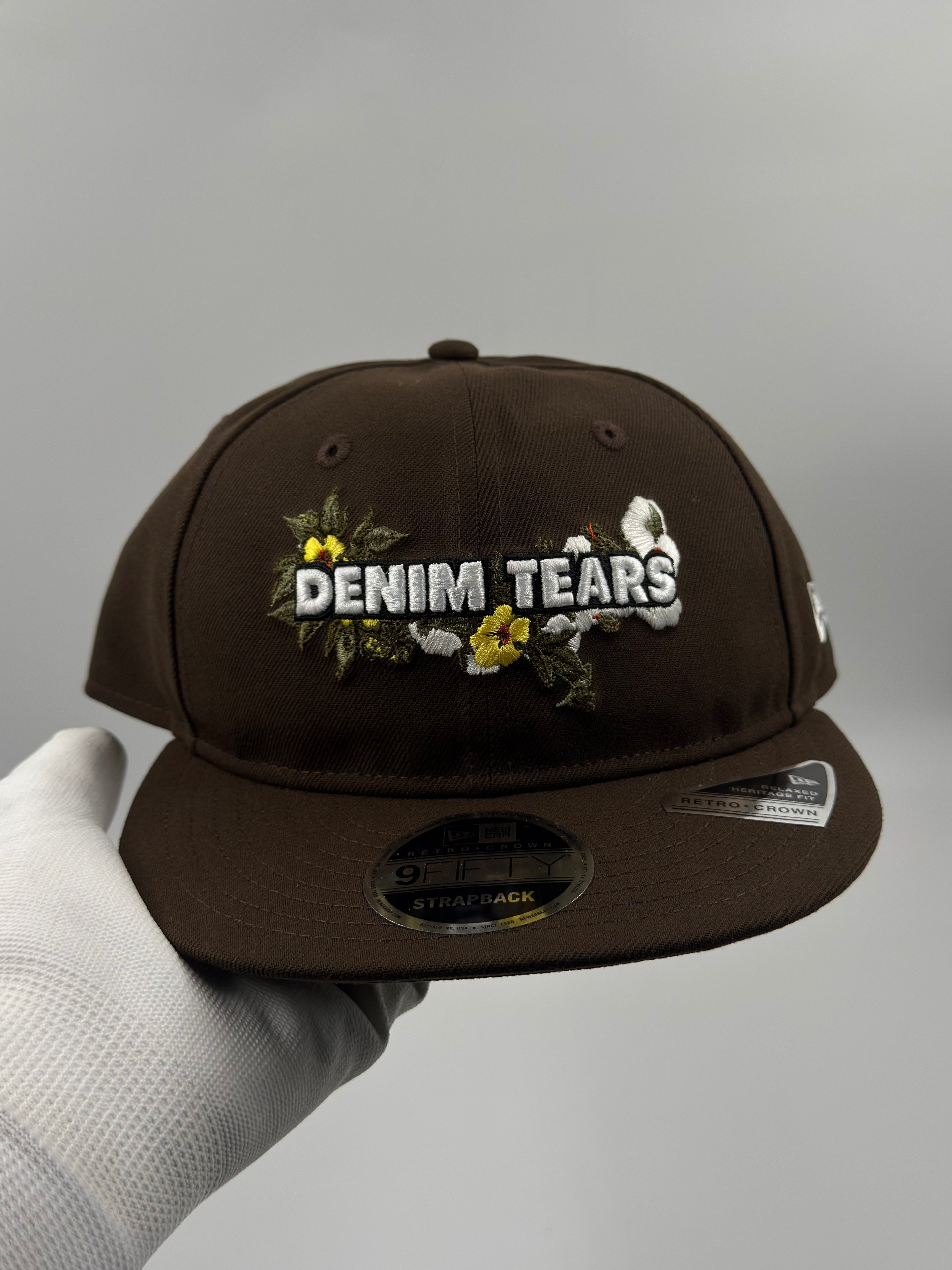 DENIM TEARS NEW ERA LOGO CAP