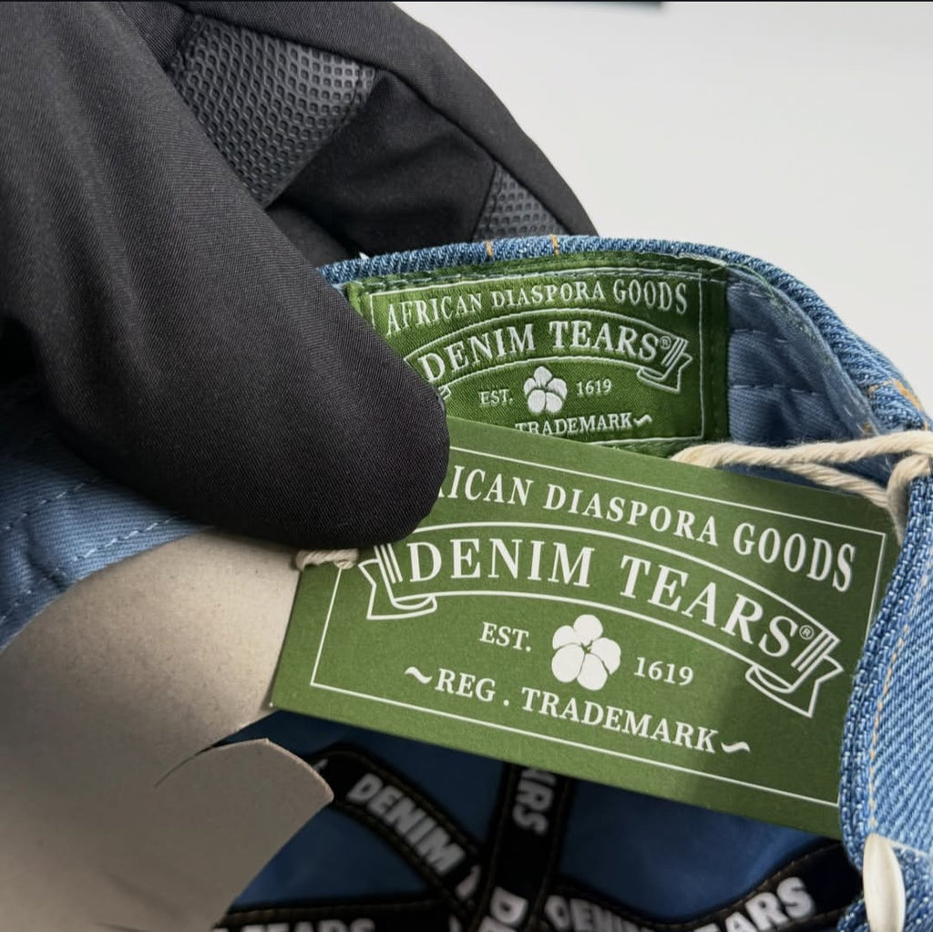 DENIM TEARS COTTON WREATH CAP LIGHT WASH