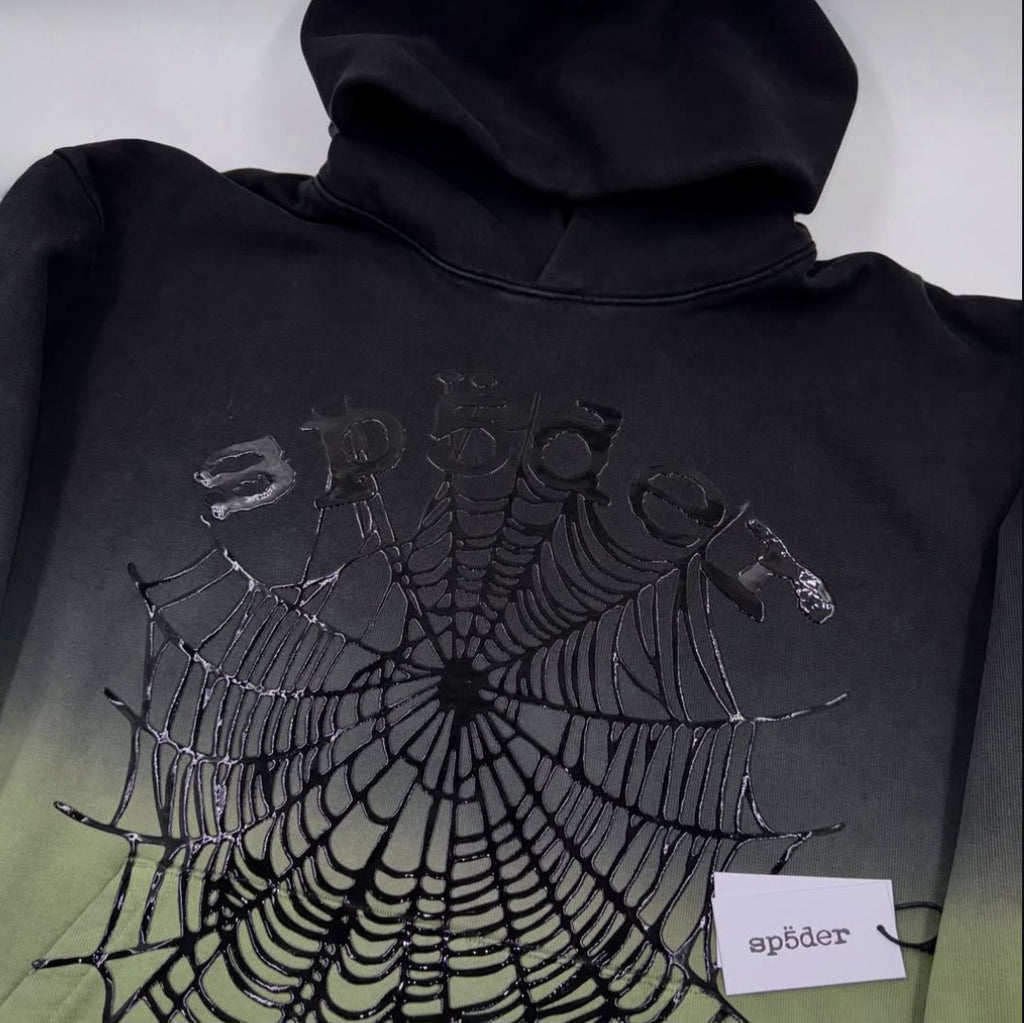 SP5DER OG WEB OMBRE HOODIE