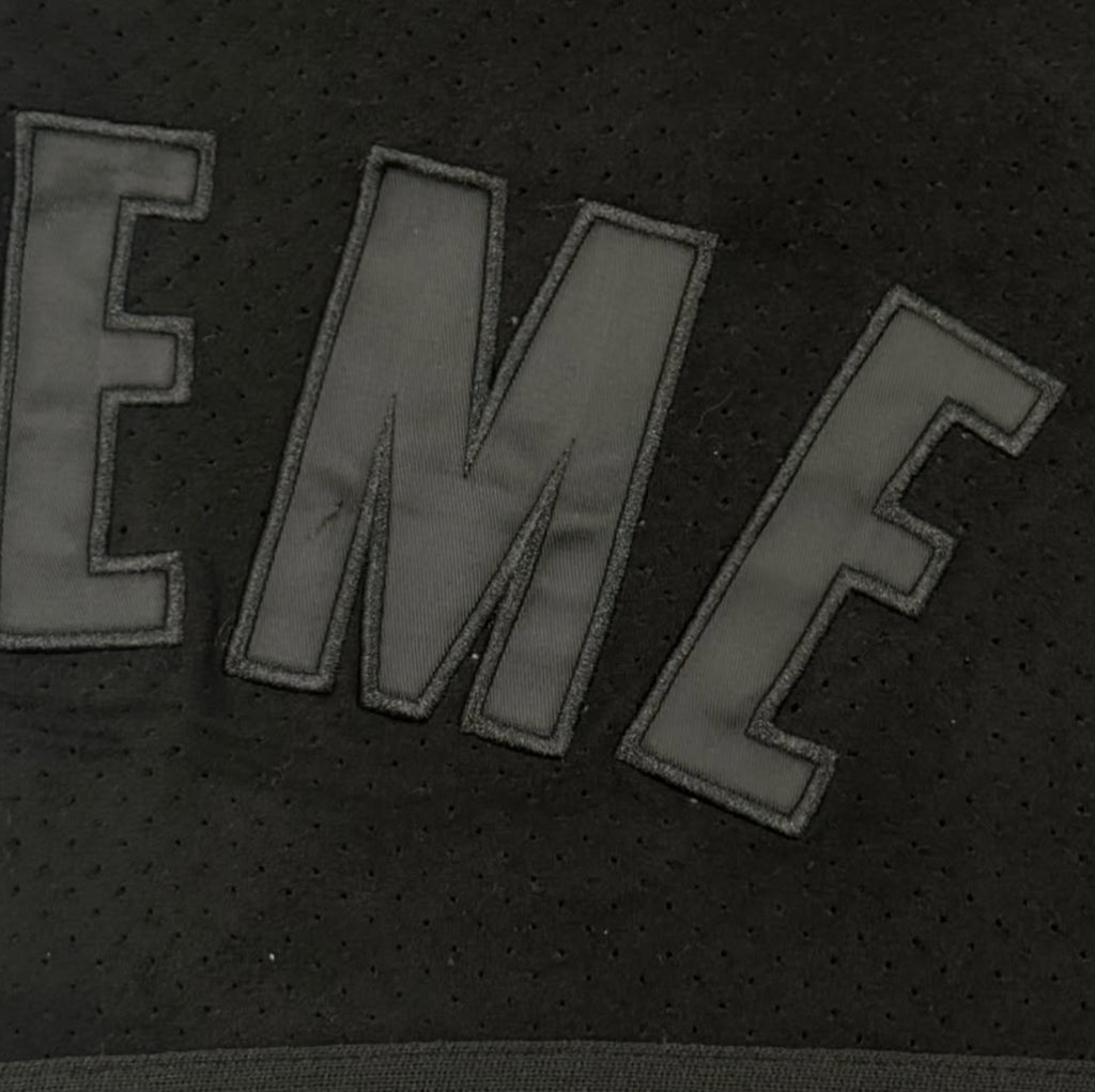 SUPREME ULTRASUEDE MESH SHORT BLACK