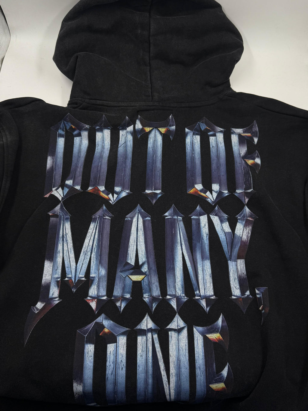 GODSPEED CHROME MOTTO HOODIE BLACK WASH