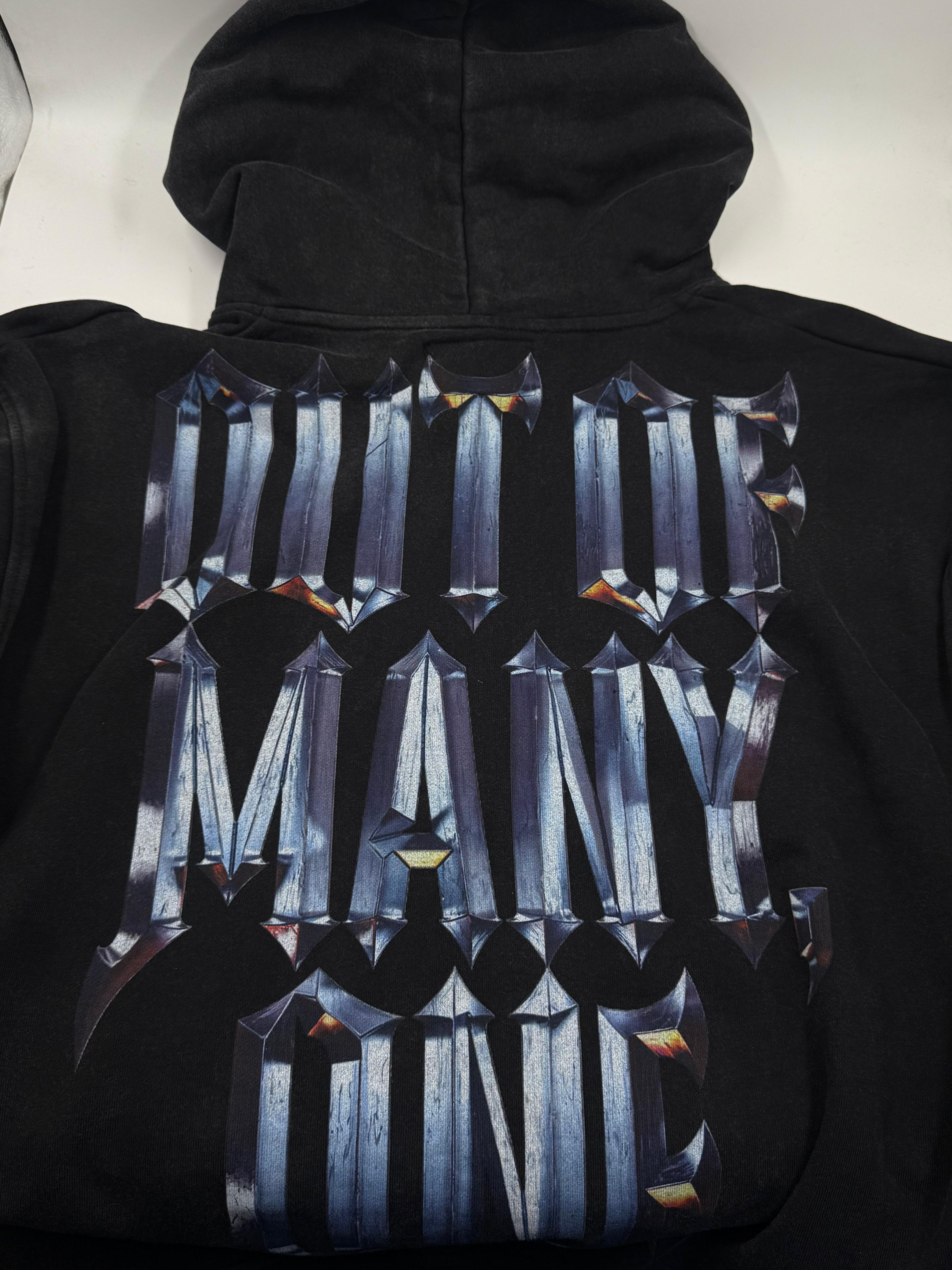 GODSPEED CHROME MOTTO HOODIE BLACK WASH