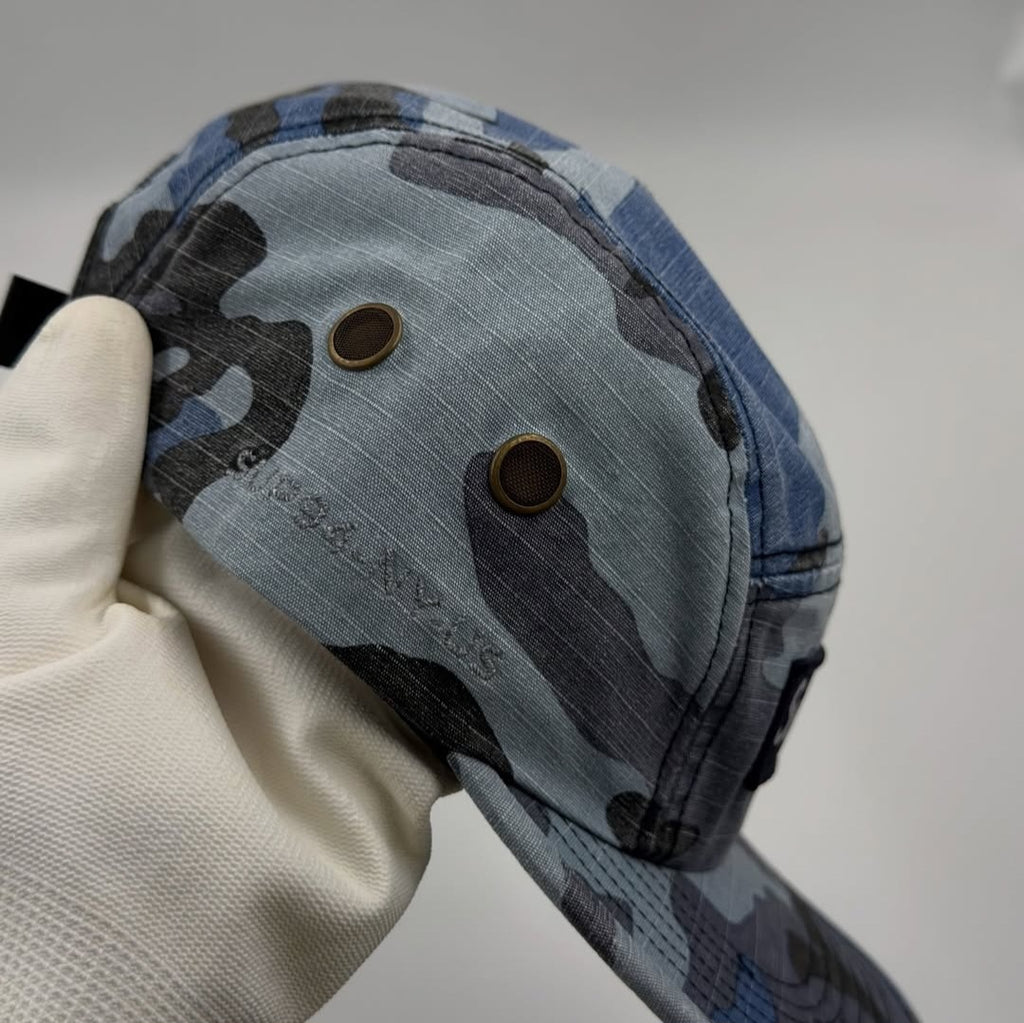SUPREME MILITARY CAMP CAP BLUE CAMO