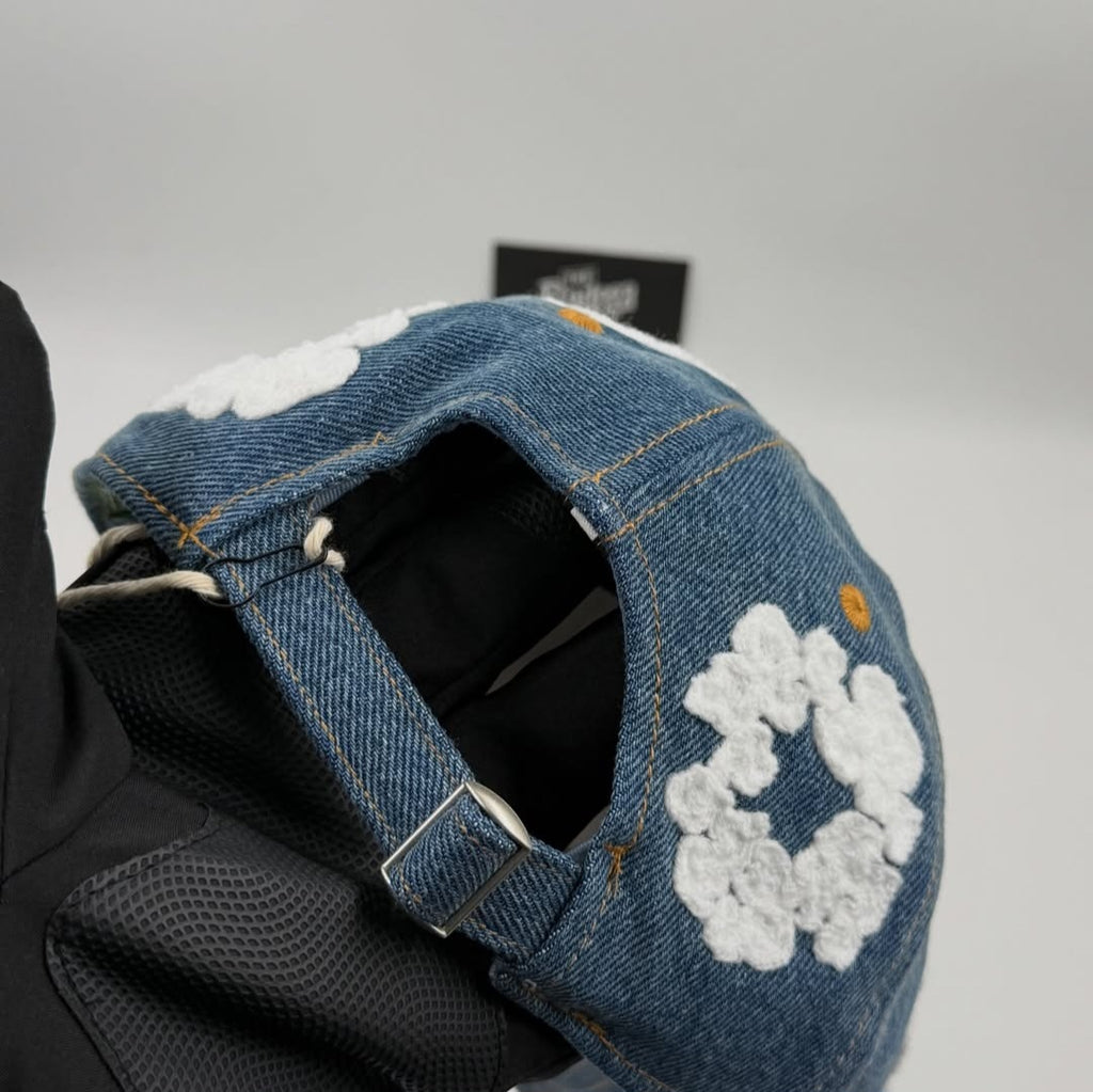DENIM TEARS COTTON WREATH CAP LIGHT WASH